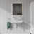 Duravit Me By Starck Ceramic 24" Wall Mount Bathroom Sink with Overflow