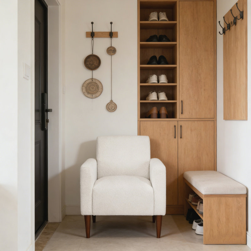 Chaise moderne avec accoudoirs