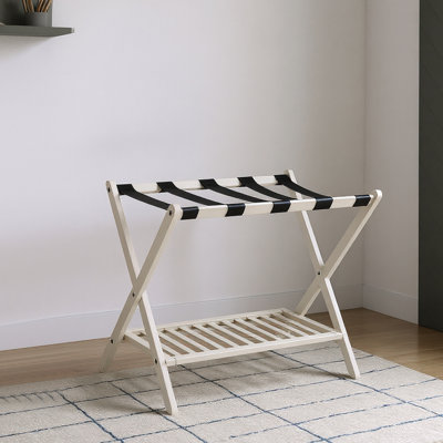 Porte-bagages pliant en bambou
