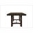 Weathered Oak Finish Dining Table