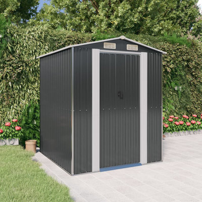 Garden Shed 192x191x223 cm Galvanised Steel