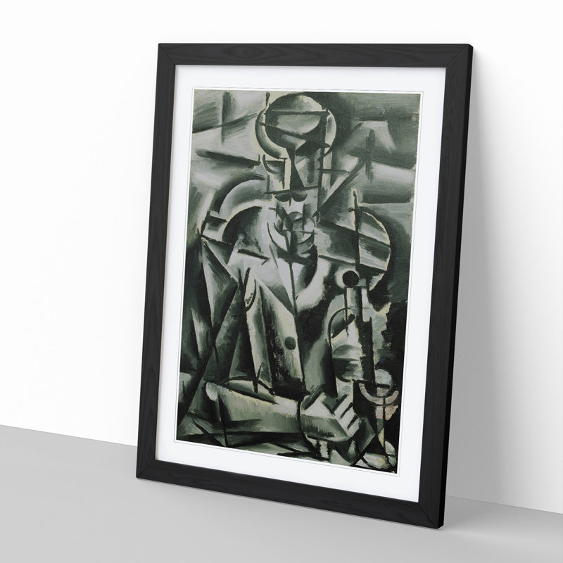 Pijak by Josef Capek - Framed Print, 36cm H x 27cm W x 2cm D, Black Framed