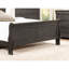 Grand lit traditionnel avec aspect teinté gris pour la chambre à coucher avec teinture, tête de lit et rails-35090584-35090590