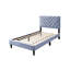 Lit simple en velours capitonné Modern V-Stitching-664961377