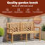 Solid Wood Outdoor Bench-1165033979