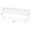 Banc de rangement rembourré en bois beige-583104389