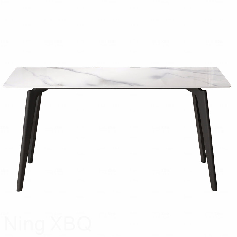 Table de salle à manger 62,99 po, Blanc, H 29,53 po x L 62,99 po x l 31,5 po