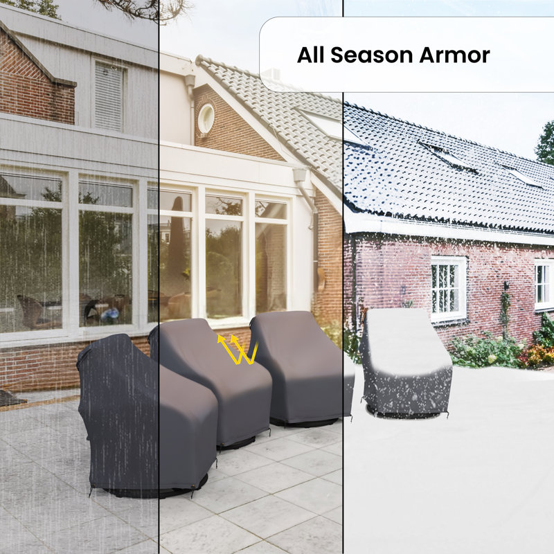 Housses de chaise de patio pivotantes Ambrin