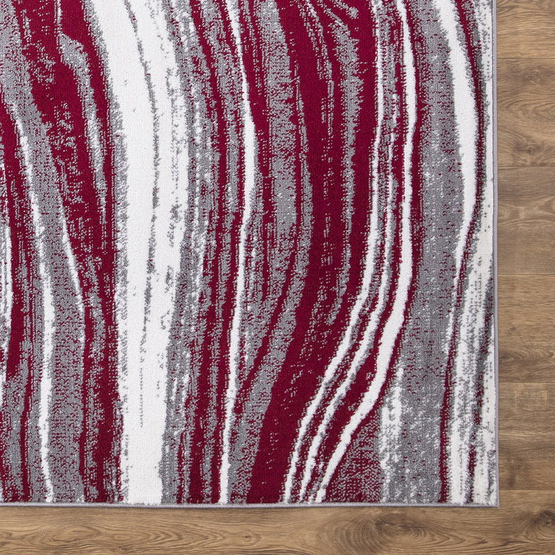 Pescadero Striped Indoor Rug, Rectangle 6'7" x 9'3"