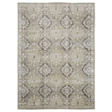 Grey Transitional Wool Blend Rug - 12' x 16'