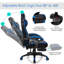 Fauteuil de jeu réglable avec repose-pieds pour bureau personnel, bleu-639114877-639114878