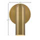 Arla Single Light Steel Dimmable LED Wall Sconce