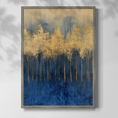 ABSTRACT Series I, reproduction encadrée - bois massif