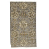 Dharma Hand Woven Silk and Wool Oriental Area Rug