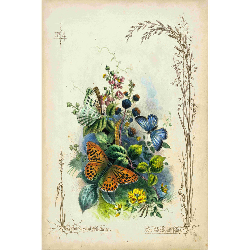 Victor. Butterfly Garden VII, H 18 po x l 12 po
