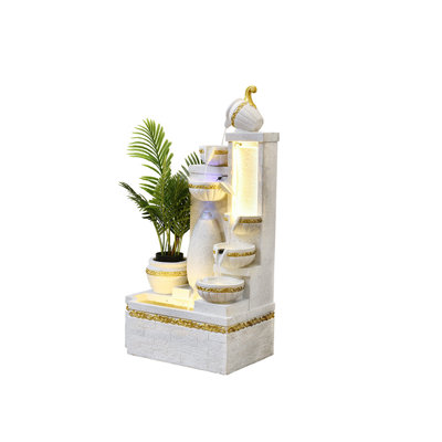 23.62"White water fountain fish tank ornament