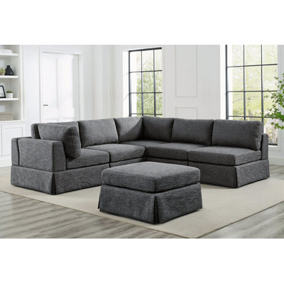 6 - Piece Upholstered Sectional
