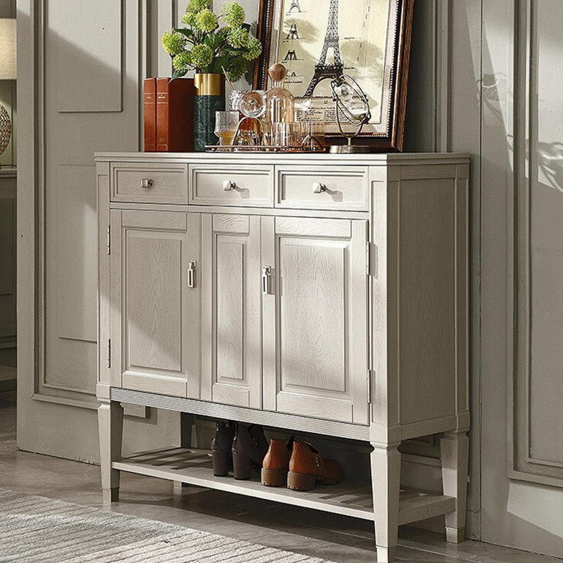 Italian style light luxury shoe cabinet