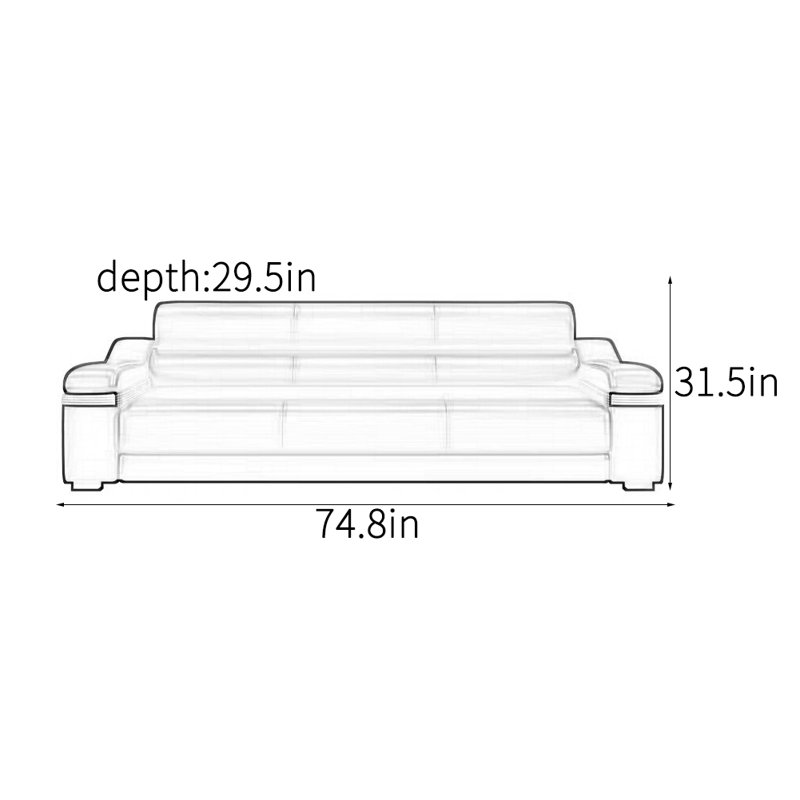 Stylish and comfortable sofa