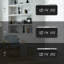 Digital Manufactured Wood Electric Alarm Tabletop Clock-145254711