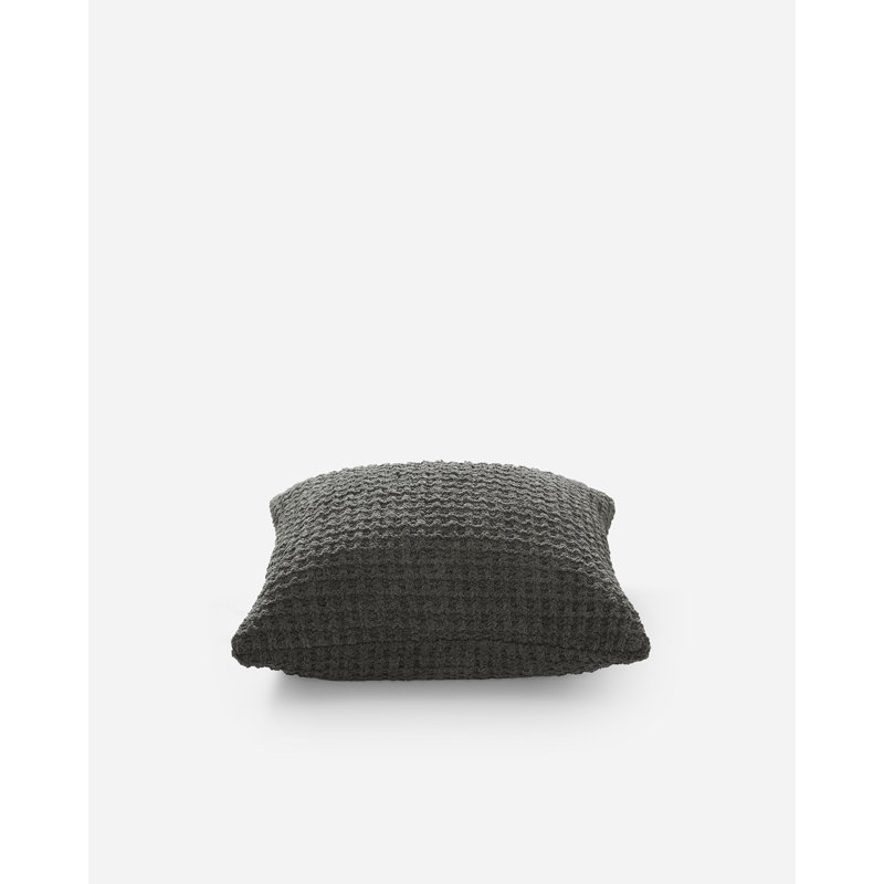 Snug Square Pillow Cover & Insert, Granite