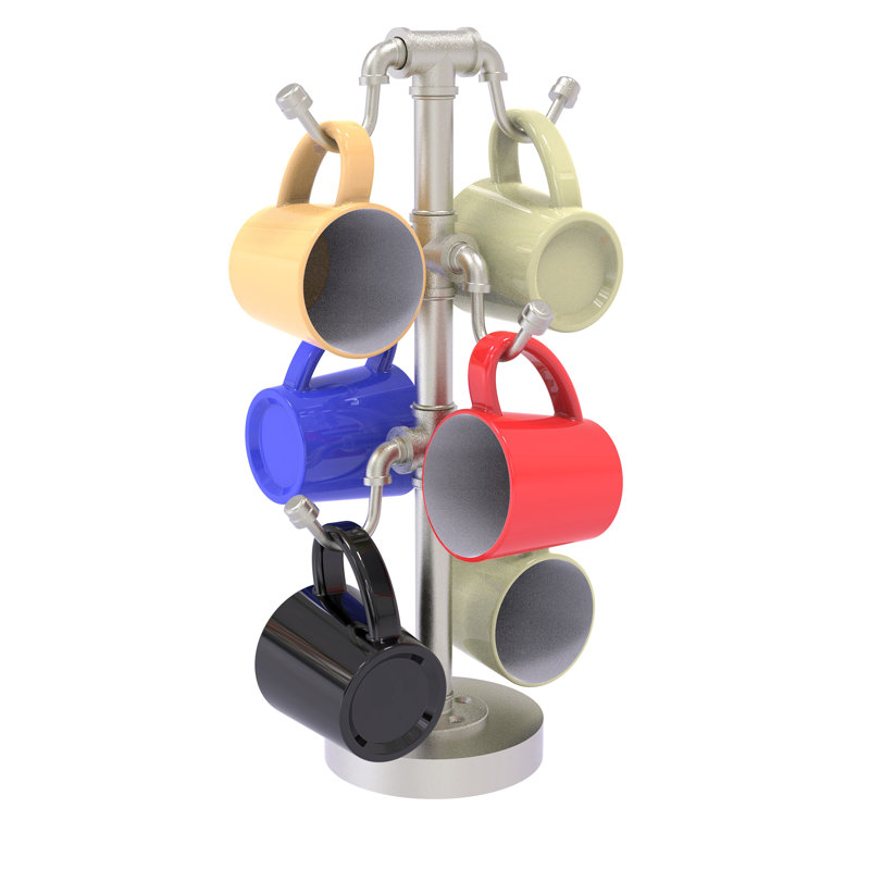 Tolleson Mug Tree, Satin Nickel