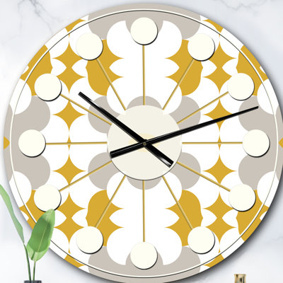 Horloge murale rétro Mid-Century