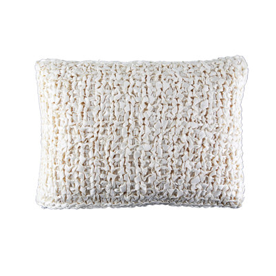 Ribbon Knit Lumbar Pillow Cover & Insert