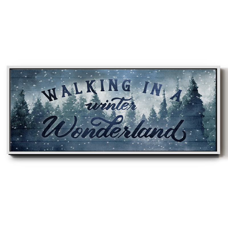 Winter Wonderland - toile encadrée, H 24 po x l 60 po