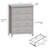 Creath Chest 4 Drawer 30" Solid Wood - Bedroom, closet or living room by-829433839