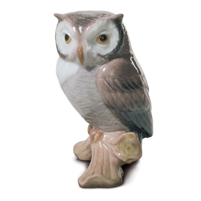 Knocks on Wood Lucky Owl Figurine