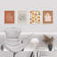 «Spooky Ghost Halloween Pumpkin Harvest Spiderweb», impression sur papier 4 pièces-97770237-97770239