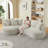 Soneson 4-Person L-Shaped Corduroy Sectional Modular Sofa-1185404689