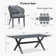 Barrus 9 Pieces Patio Dining Sets All-weather Wicker Patio Furniture With Large Size Rectangular Table Seating Sets For Garden Backyard Deck Outdoor Dining Sets With Cushions And Pillows