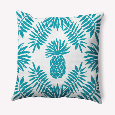 Floral Reversible Throw Pillow