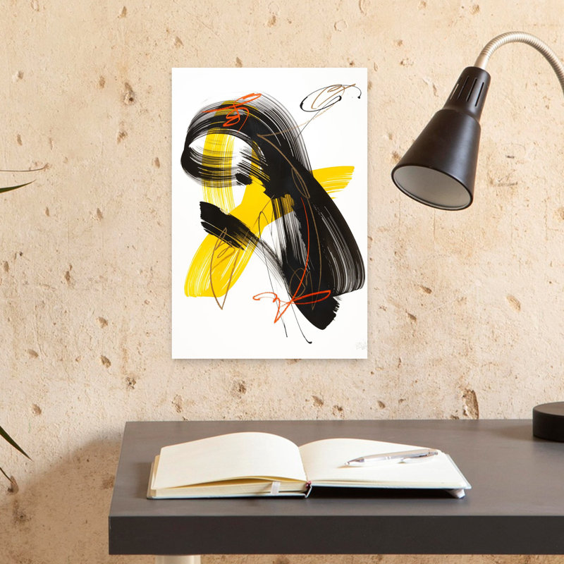 Art contemporain contemporain abstrait, H 18 po x l 12 po