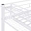Lit mezzanine simple en métal avec tablette supérieure et échelle de rangement latérale-1619151899