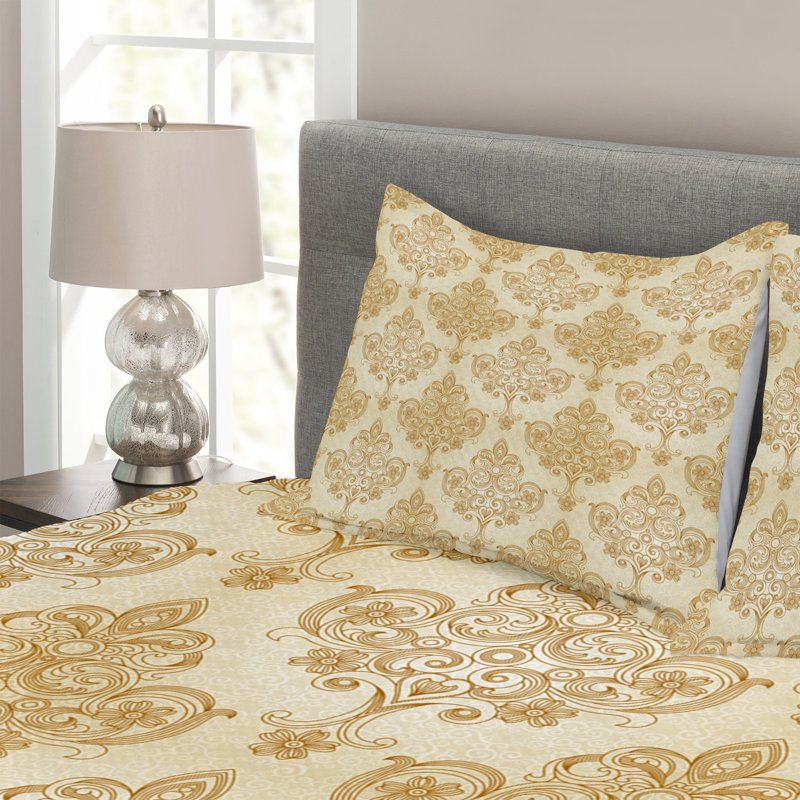 Coury Bedspread Set with Cushion Cover, 220 x 264 cm