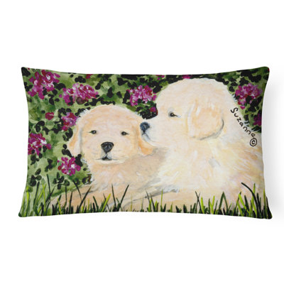 Coussin décoratif intérieur/extérieur golden retriever