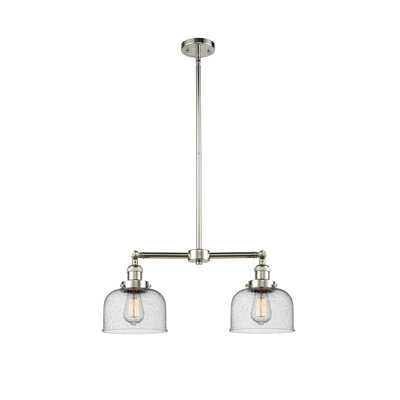 Grand pavillon cloche de 8 po à 2 lumières de 21 po