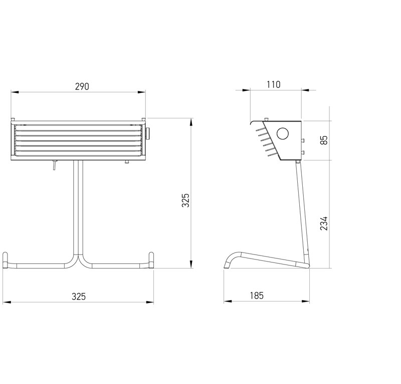 Biny LED Piano Table Lamp