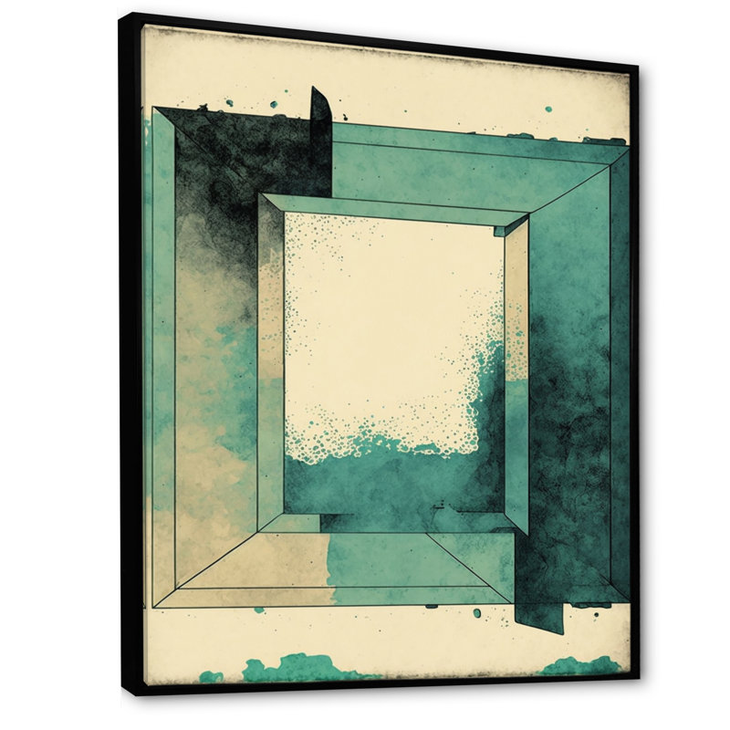 Impression impeccable sur toile, "Perfect imperfections" rétro graphique X, Noir, H 40 po x l 30 po x P 1,5 po