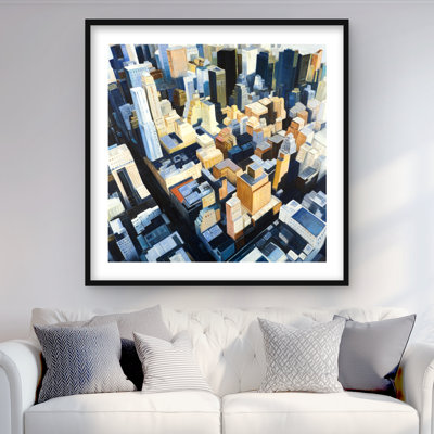 Manhattan View Empire State Building Print - Bedroom Decor