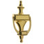 Solid Brass Beaded Knocker