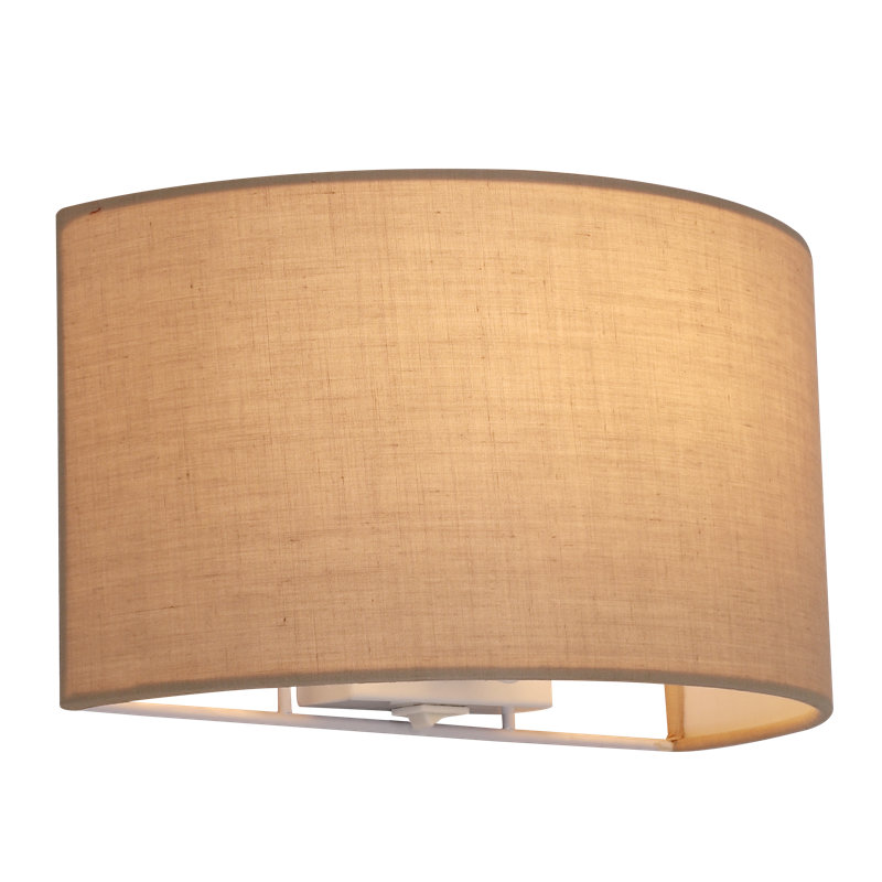 Enola Iron Flush Mounted Sconce, Taupe