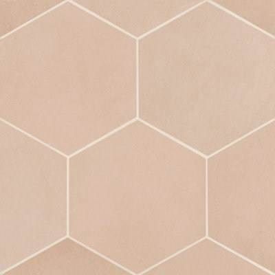 Carreau de porcelaine hexagonal Makoto 18 pièces
