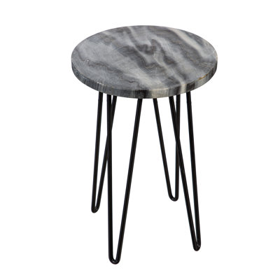 Granite Plant Stand with Metal Legs