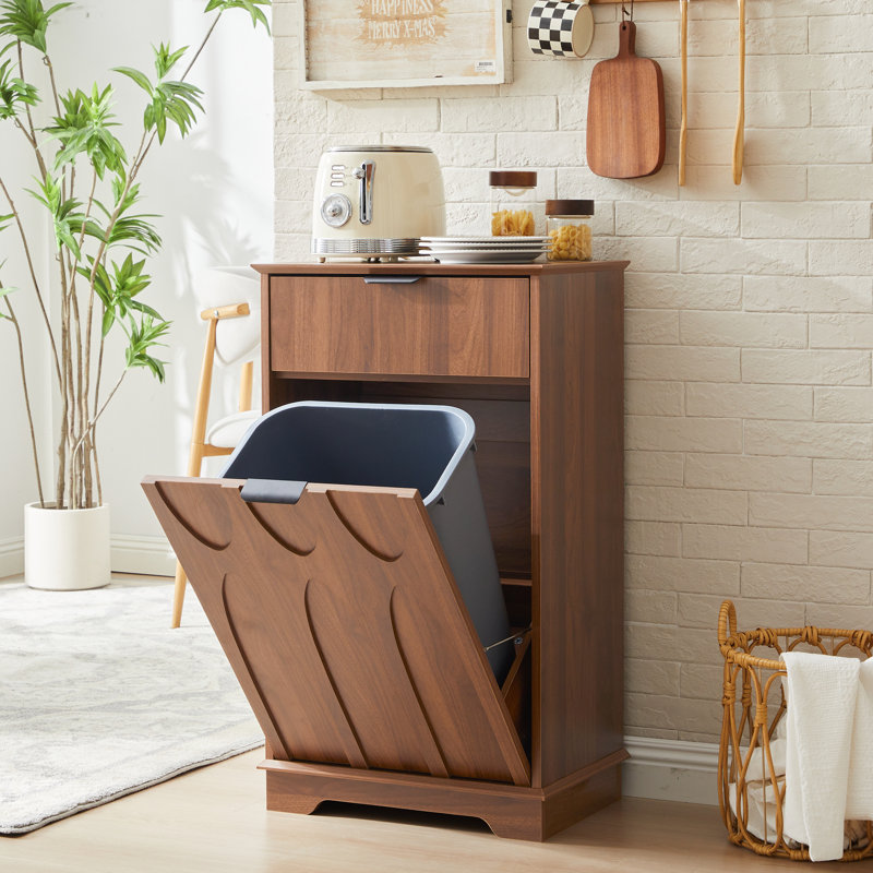 Armoire à poubelle inclinable avec tiroir 20,51 "