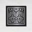 Ivy Bronx «Black & White Geo II» par Cindy Jacobs, art mural en métal-2070224313