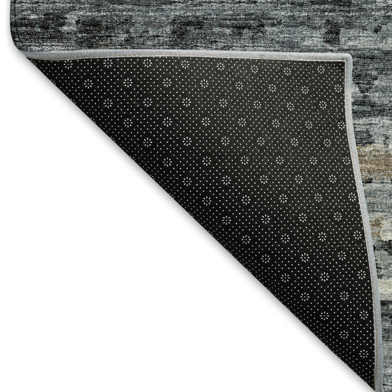 Premium Machine Washable Freixa AMF75 Shadow Rug, Rectangle 3' x 5'